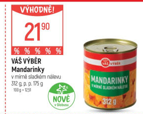 Kompot mandarinky Váš Výběr