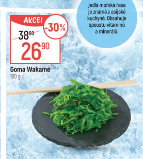 Mořské řasy Goma Wakame