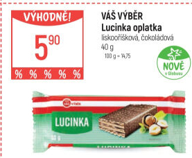 Oplatka Lucinka Váš Výběr
