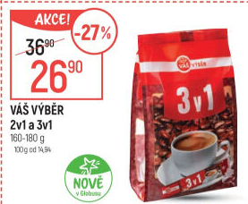 Porcovaná káva 3V1 Váš Výběr