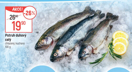 Pstruh duhový kuchaný