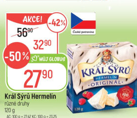 Sýr Hermelín Král sýrů