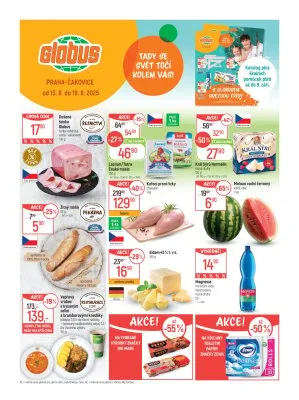 akční leták Globus 13.8.2025-19.8.2025