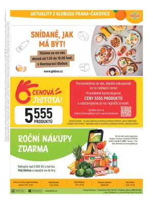 akční leták Globus 13.8.2025-19.8.2025
