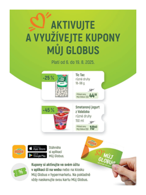 akční leták Globus 13.8.2025-19.8.2025