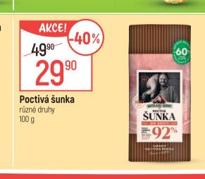 Poctivá šunka 100 g