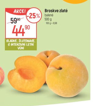 Broskve zlaté