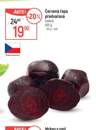 Červená řepa předvařená