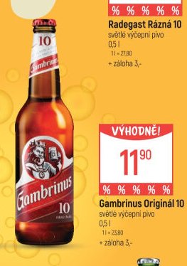 Gambrinus Originál 10