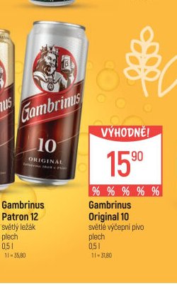 Gambrinus Original 10