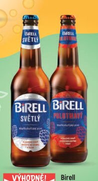Birell světlý, polotmavý