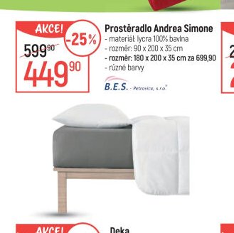 Prostěradlo Andrea Simone
