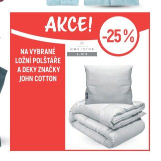 John Cotton polštáře a deky