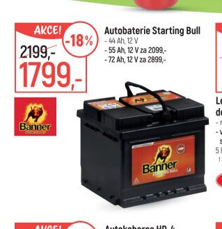 Autobaterie Starting Bull - Globus akcniletaky.com