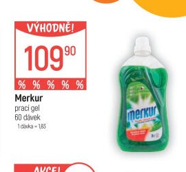 Merkur prací gel