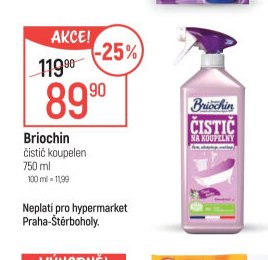 Briochin čistič koupelen