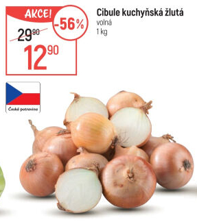 Cibule kuchyňská žlutá