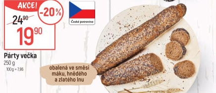 Pečivo Párty večka