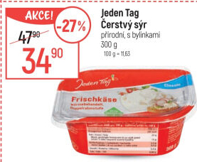 Sýr čerstvý Jeden Tag