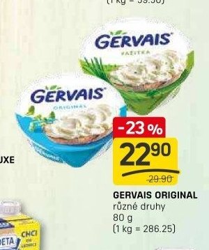 GERVAIS ORIGINAL různé druhy 80 g