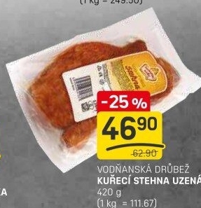 Kuřecí stehna uzená Vodňanské kuře