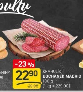 Salám bochánek Madrid Krahulík