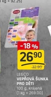 Šunka dětská vepřová LE&