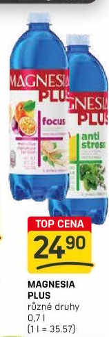 Voda ochucená plus Magnesia