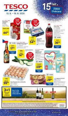 akční leták Tesco 13.8.2025-19.8.2025