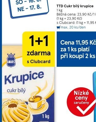 Cukr krupice TTD