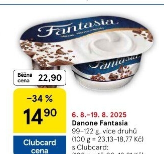 Jogurt Fantasia Danone