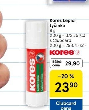 Lepidlo tyčinka Kores