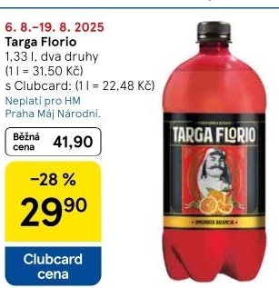 Limonáda Targa Florio