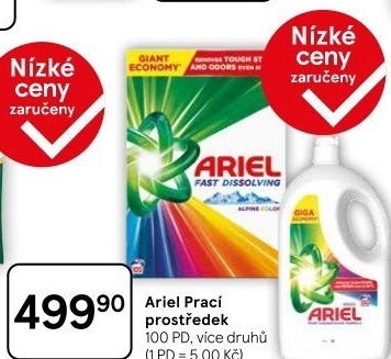 Prací prostředky Ariel