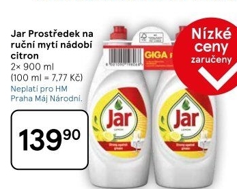 Prostředek na nádobí Jar