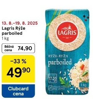Rýže parboiled Lagris