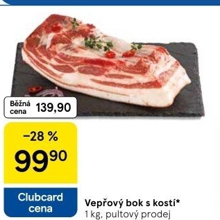 Vepřový bok s kostí