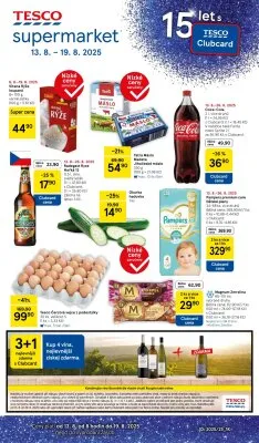 akční leták Tesco 13.8.2025-19.8.2025