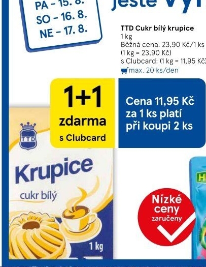Cukr krupice TTD