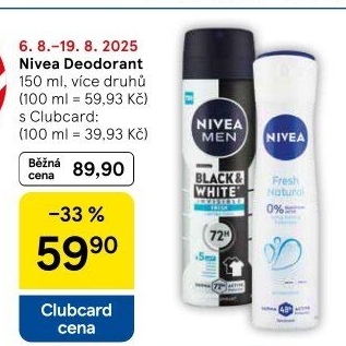 Deodoranty Nivea