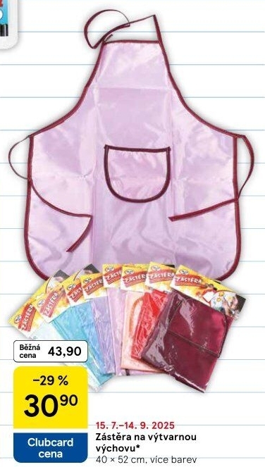 Dětská zástěra na malování