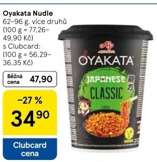 Instantní nudle Oyakata Ajinomoto