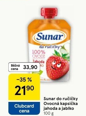Kapsička do ručičky Ovocný příkrm Sunar
