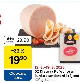 Kuřecí šunka prsní standard DZ Klatovy