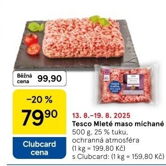 Mleté maso mix Tesco