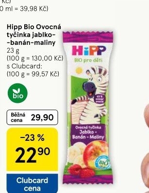 Ovocná tyčinka pro děti Bio HiPP
