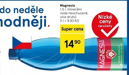 Přírodní voda Magnesia