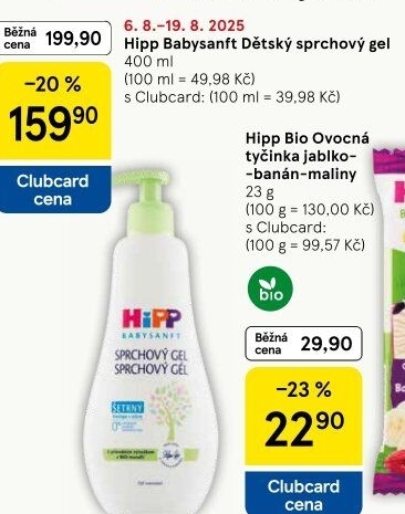 Sprchový gel dětský Baby Hipp