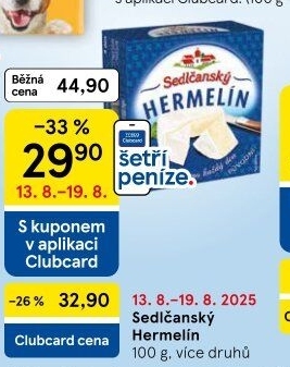 Sýr Hermelín Sedlčanský