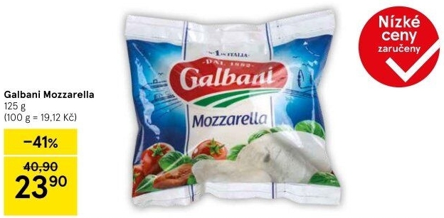 Sýr Mozzarella Galbani